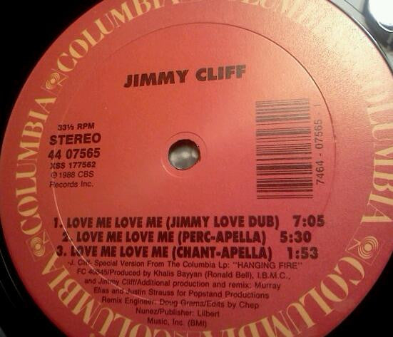 Jimmy Cliff : Love Me Love Me (12")