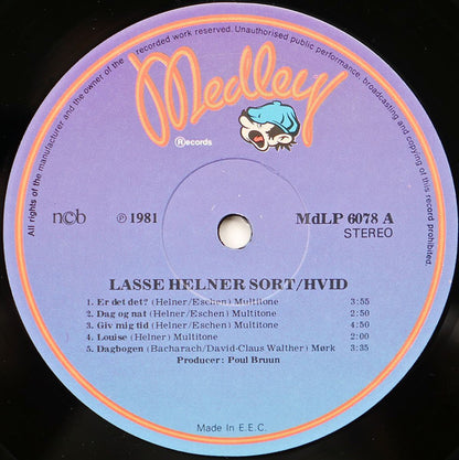 Lasse Helner : S/H (LP, Album)