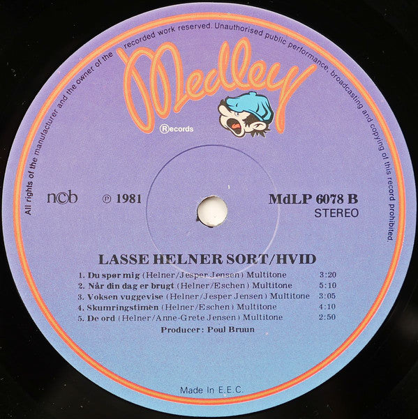 Lasse Helner : S/H (LP, Album)