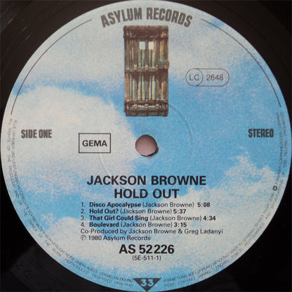 Jackson Browne : Hold Out (LP, Album)