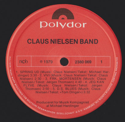 Claus Nielsen Band : Claus Nielsen Band (LP, Album)