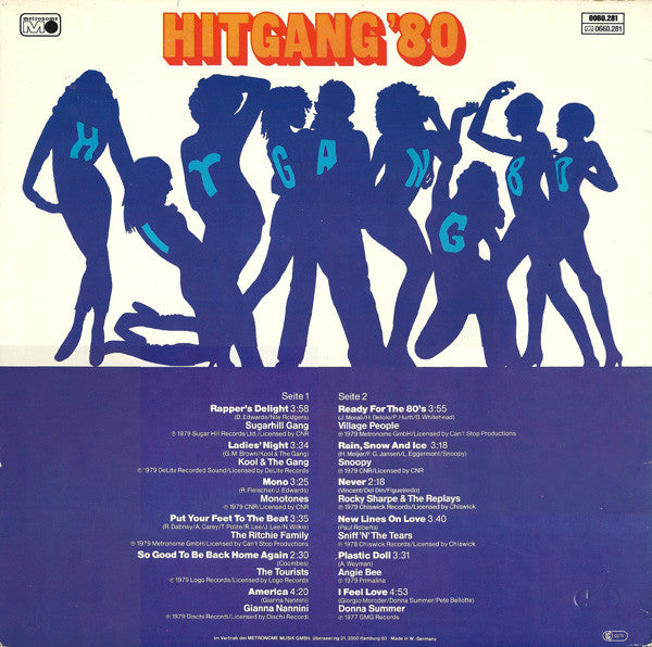 Various : Hitgang '80 (LP, Comp)