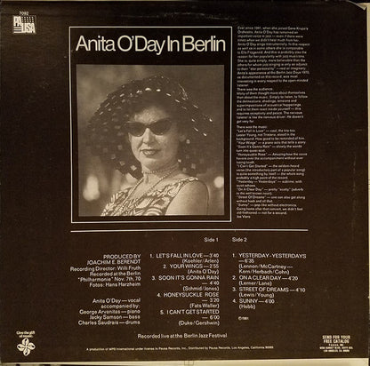 Anita O'Day : In Berlin (LP, Album, RE)