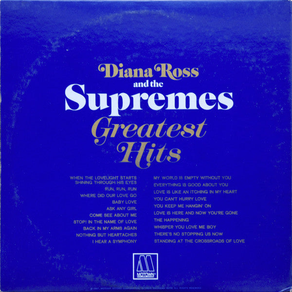 The Supremes : Greatest Hits (2xLP, Comp, RCA)