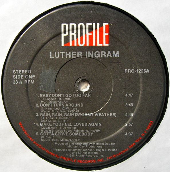 Luther Ingram : Luther Ingram (LP, Album)