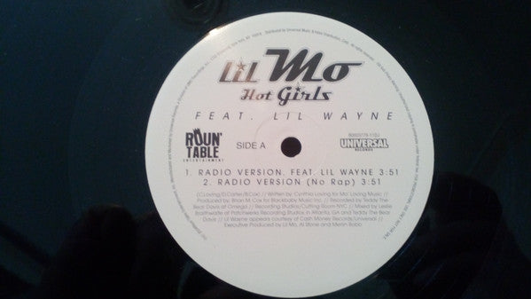 Lil' Mo Feat. Lil Wayne : Hot Girls (12")