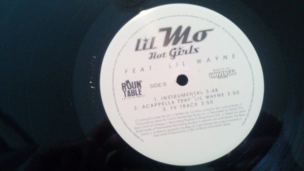 Lil' Mo Feat. Lil Wayne : Hot Girls (12")