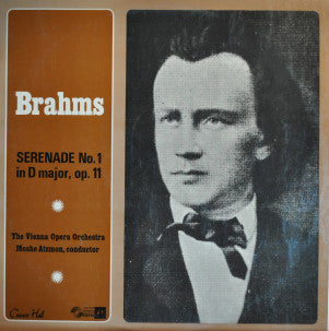 Orchester Der Wiener Staatsoper, Johannes Brahms, Moshe Atzmon : Serenade No.1 In D Major, Op.11 (LP)