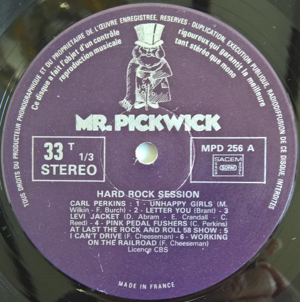 Various : Hard Rock Session (LP, Comp)