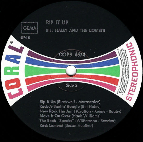 Bill Haley And His Comets : Rip It Up! (LP, Comp)