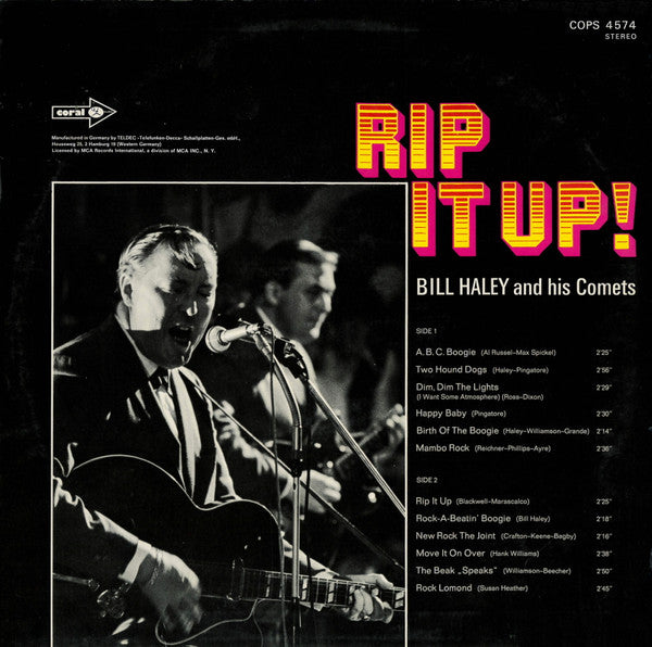 Bill Haley And His Comets : Rip It Up! (LP, Comp)