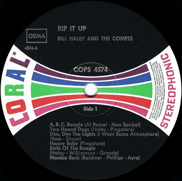 Bill Haley And His Comets : Rip It Up! (LP, Comp)