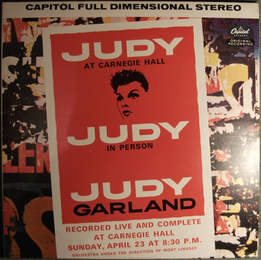 Judy Garland : Judy At Carnegie Hall - Judy In Person (2xLP, Album)