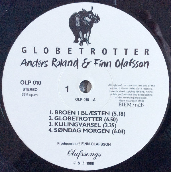 Anders Roland & Finn Olafsson : Globetrotter (LP, Album)