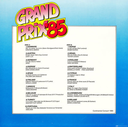 Various : Internationale Grand Prix '85 (LP, Comp)