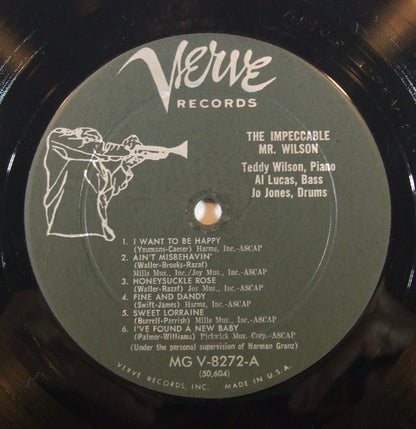 Teddy Wilson : The Impeccable Mr. Wilson (LP)