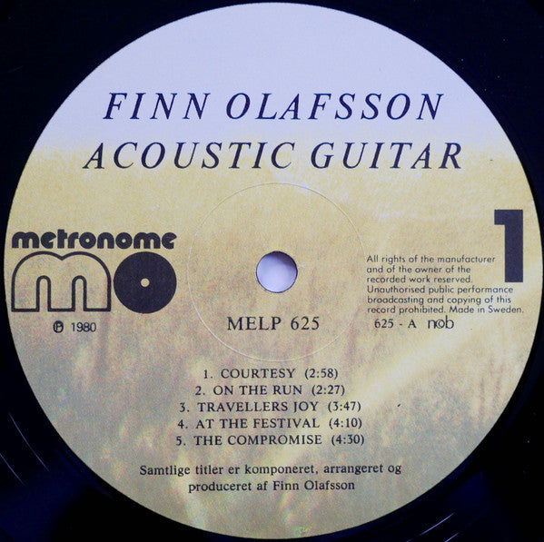 Finn Olafsson : Acoustic Guitar (LP, Album)