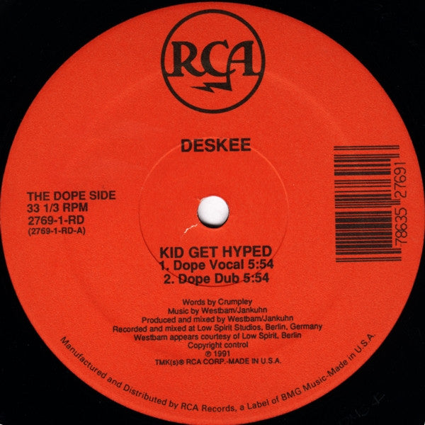 Deskee : Kid Get Hyped (12")