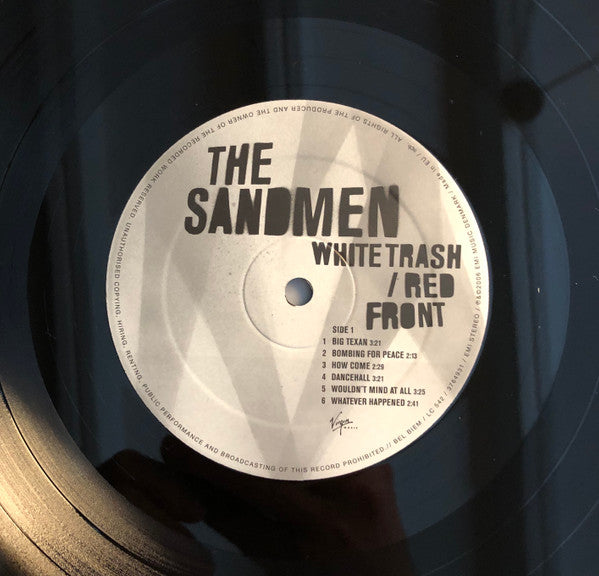 The Sandmen (2) : White Trash Red Front (LP, Album)