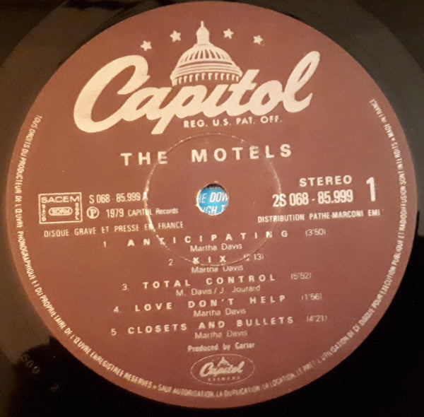 The Motels : The Motels (LP, Album)