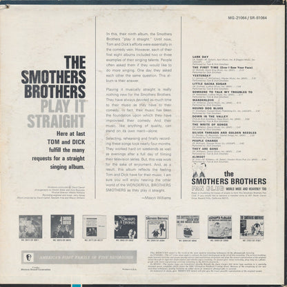 Smothers Brothers : Play It Straight (LP, Album, Mono)