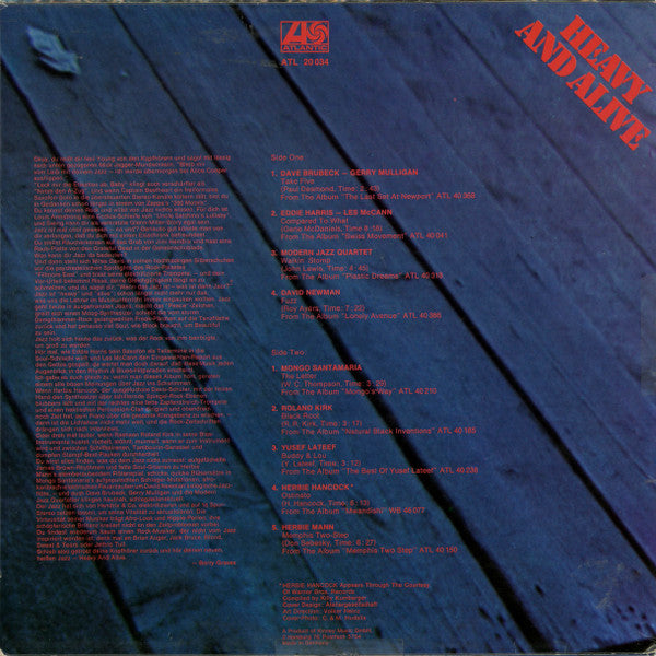 Various : Heavy And Alive (LP, Comp)