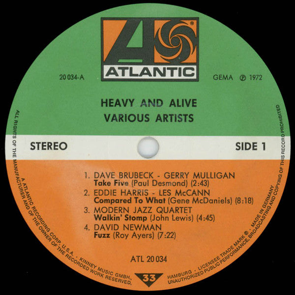 Various : Heavy And Alive (LP, Comp)