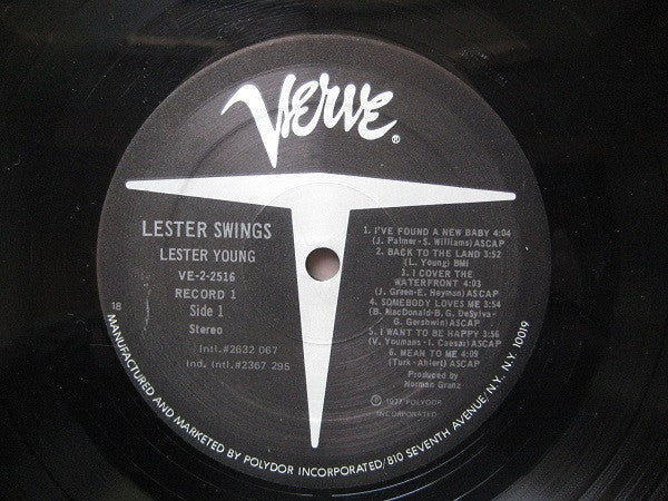 Lester Young : Lester Swings (2xLP, Comp, RE)