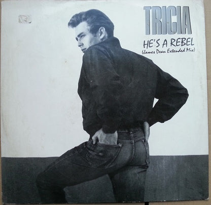 Tricia (6) : He's A Rebel (12", Single)