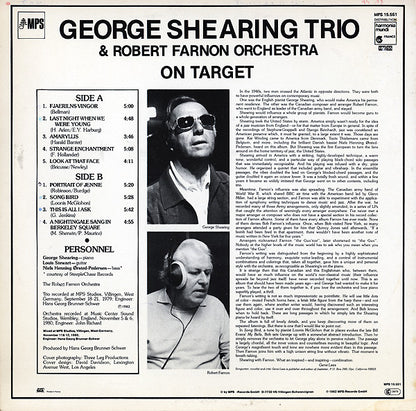 George Shearing Trio & Robert Farnon And His Orchestra : On Target (LP, Album)