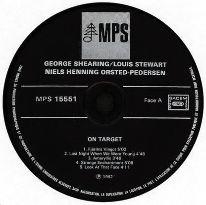 George Shearing Trio & Robert Farnon And His Orchestra : On Target (LP, Album)