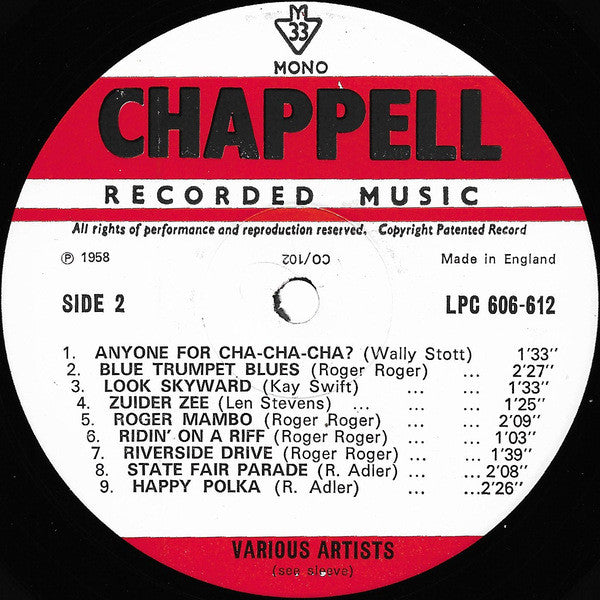 Various : Chappell Recorded Music (LP)