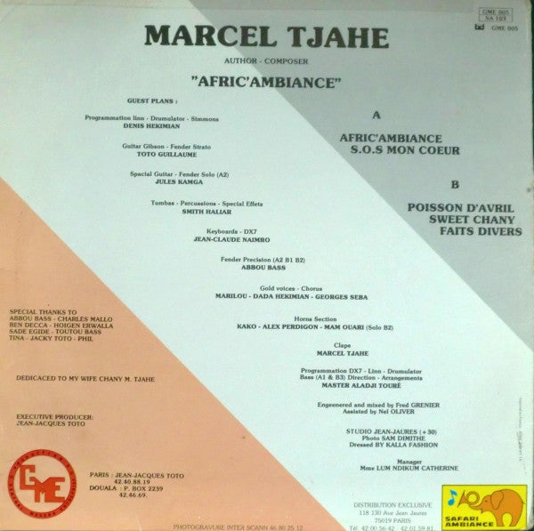 Marcel Tjahe : Afric' Ambiance (LP)