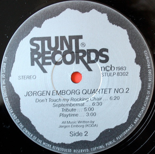 Jørgen Emborg Quartet : No. 2 (LP, Album)