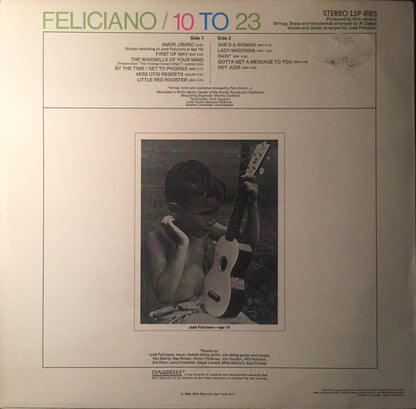 José Feliciano : 10 To 23 (LP, Album)