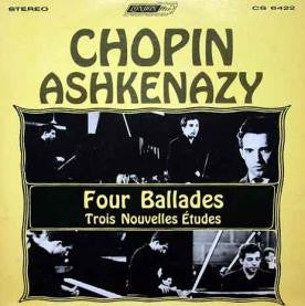 Frédéric Chopin - Vladimir Ashkenazy : Four Ballades / Trois Nouvelles Études (LP)