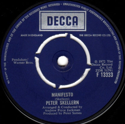 Peter Skellern : You're A Lady (7", Single, Pus)