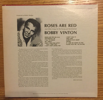 Bobby Vinton : Roses Are Red (LP, Ltd, RE, Ter)