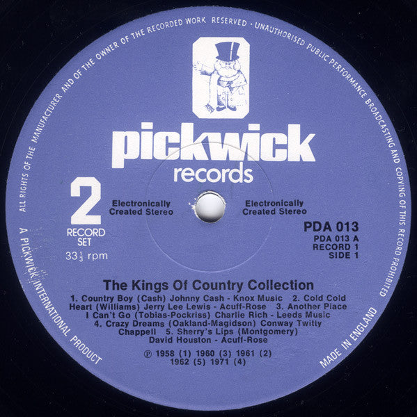 Various : The Kings Of Country Collection (2xLP, Comp)