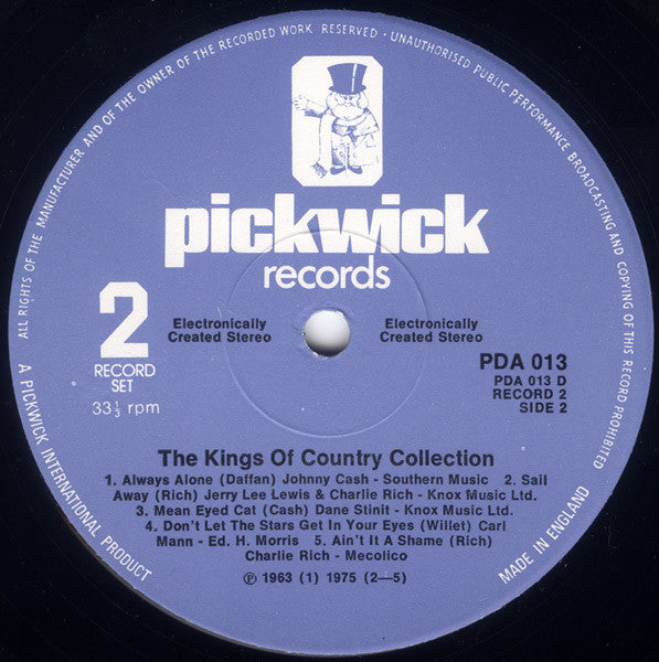 Various : The Kings Of Country Collection (2xLP, Comp)