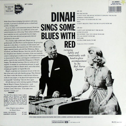 Dinah Shore : Dinah Sings Some Blues With Red (LP, Album, RE)