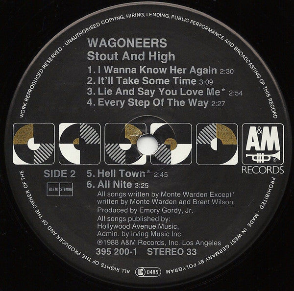 Wagoneers : Stout & High (LP, Album)