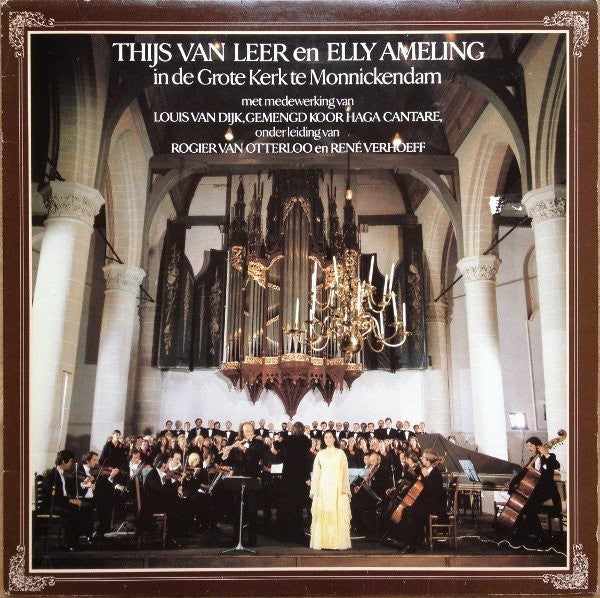 Thijs van Leer En Elly Ameling : In De Grote Kerk Te Monnickendam (LP, Album)