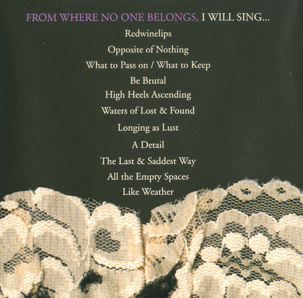 Jomi Massage : From Where No One Belongs, I Will Sing ... (CD, Album)