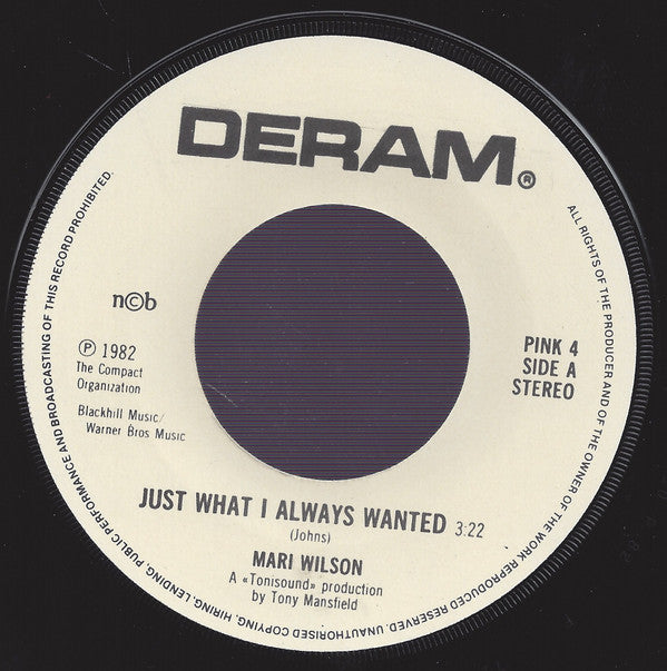 Mari Wilson : Just What I Always Wanted (7")