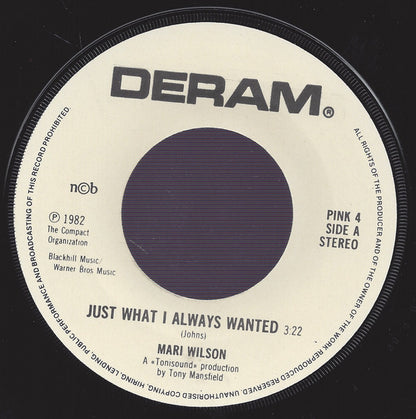 Mari Wilson : Just What I Always Wanted (7")