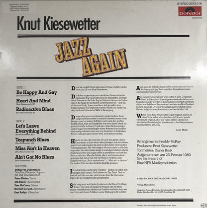 Knut Kiesewetter : Jazz Again (LP)