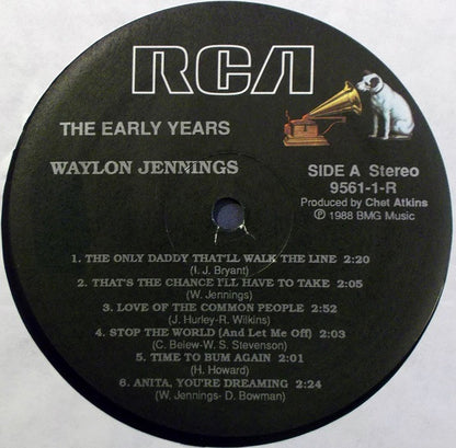 Waylon Jennings : The Early Years (LP, Comp)