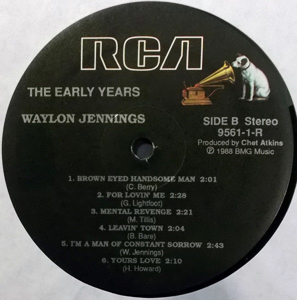 Waylon Jennings : The Early Years (LP, Comp)