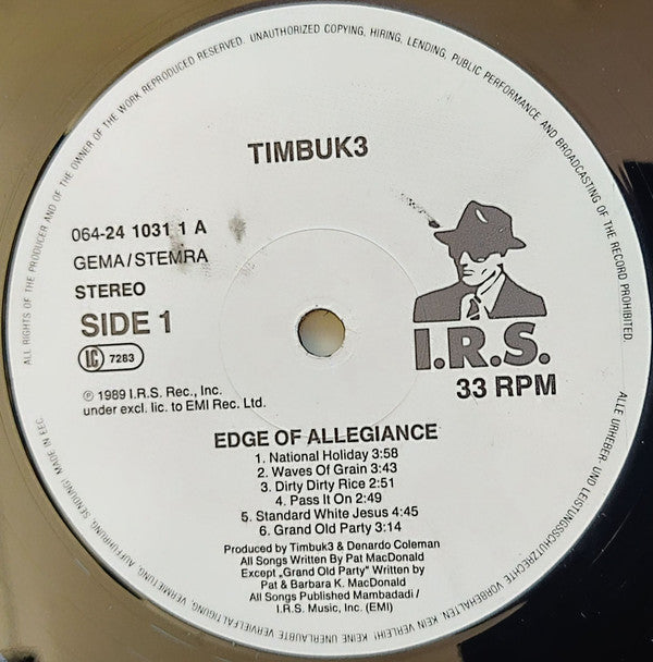 Timbuk 3 : Edge Of Allegiance (LP, Album)